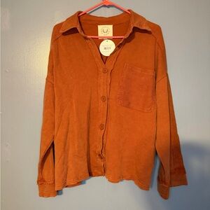 Fantastic Fawn Hadlee Button Down Shacket – Size Small (NWT)